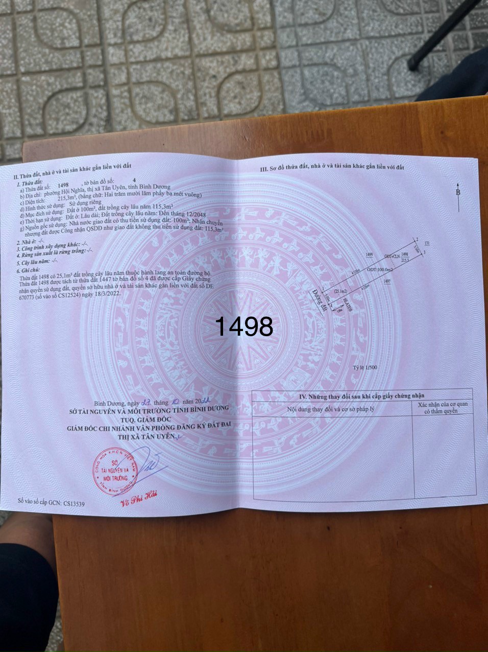 Đất Khu Phố 3, Hội Nghĩa, TP Tân Uyên